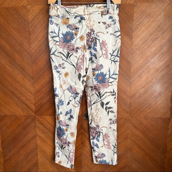 Rayon Blend Stretchy flowery pants (XS) - Picture 1 of 6